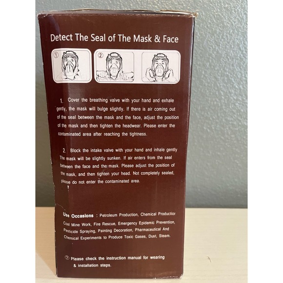 Self Priming Filtering Full Face Mask/Respirator - Picture 3 of 10